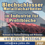 Dam pracę w Niemczech Ślusarz – Specjalista do obróbki metali przemysłowych i blachy
